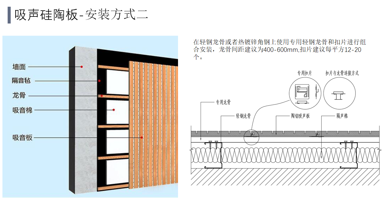 吸聲硅陶板